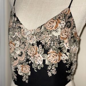 Classy floral crop top